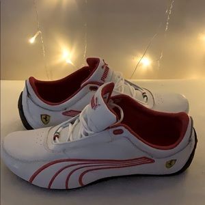 Puma Ferrari NWOT Red & White Shoes